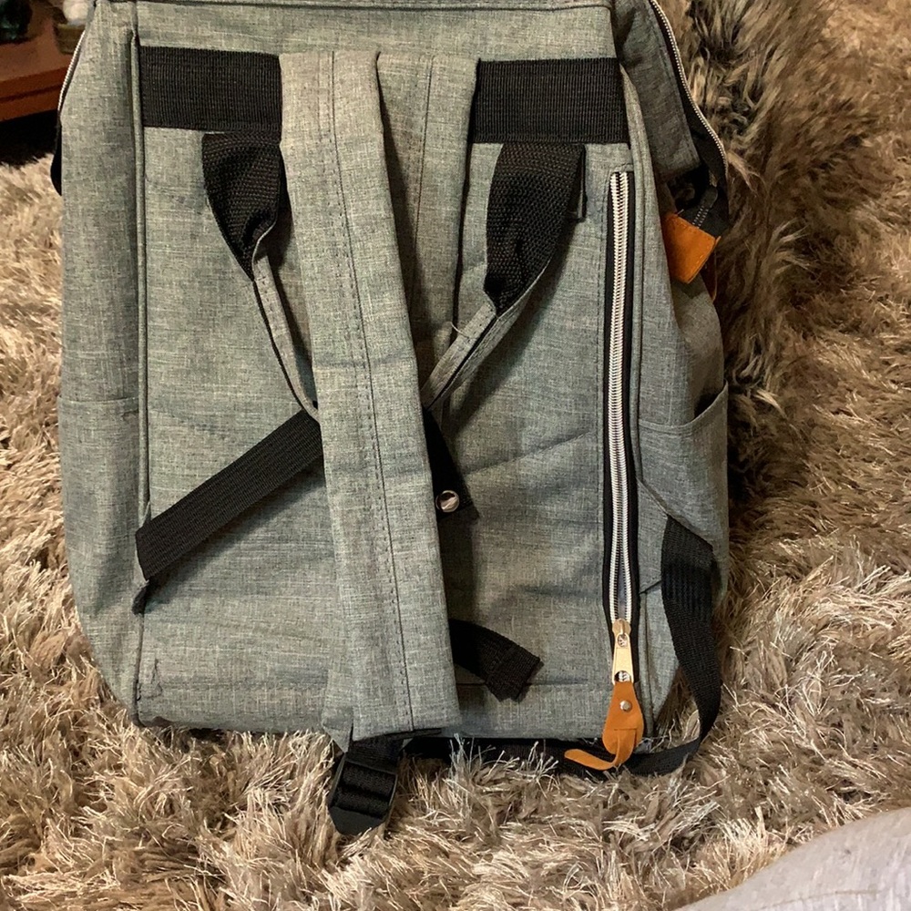 New Blue Grayish BackPack - Picture 2 of 2